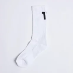 11 Degrees 3 Pack Back Logo Socks – White/White/White