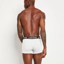 11 Degrees 3 Pack Boxers – White/White/White