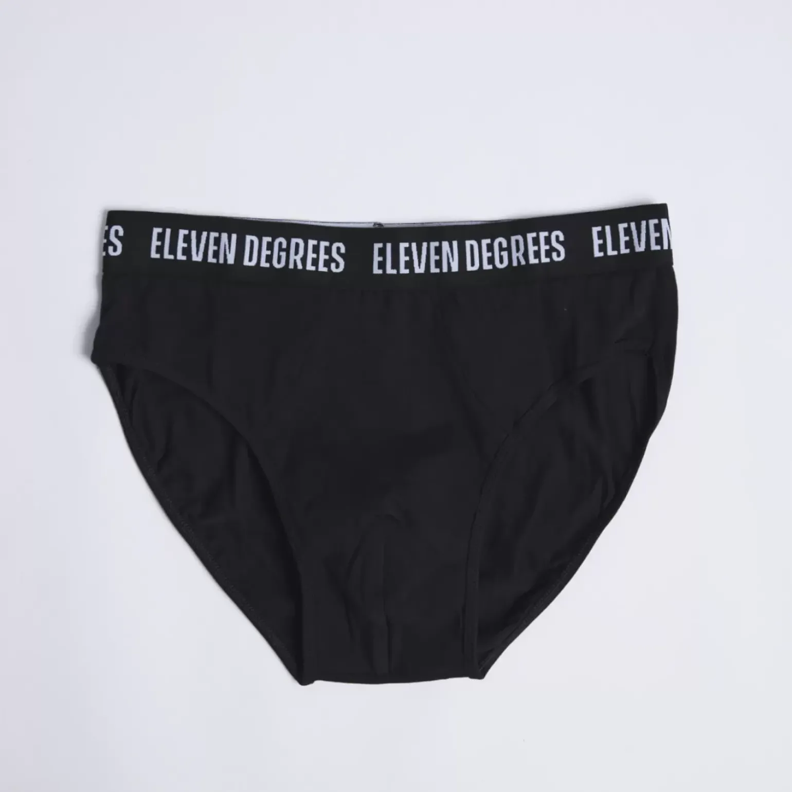 11 Degrees 3 Pack Briefs – Black/Black/Black