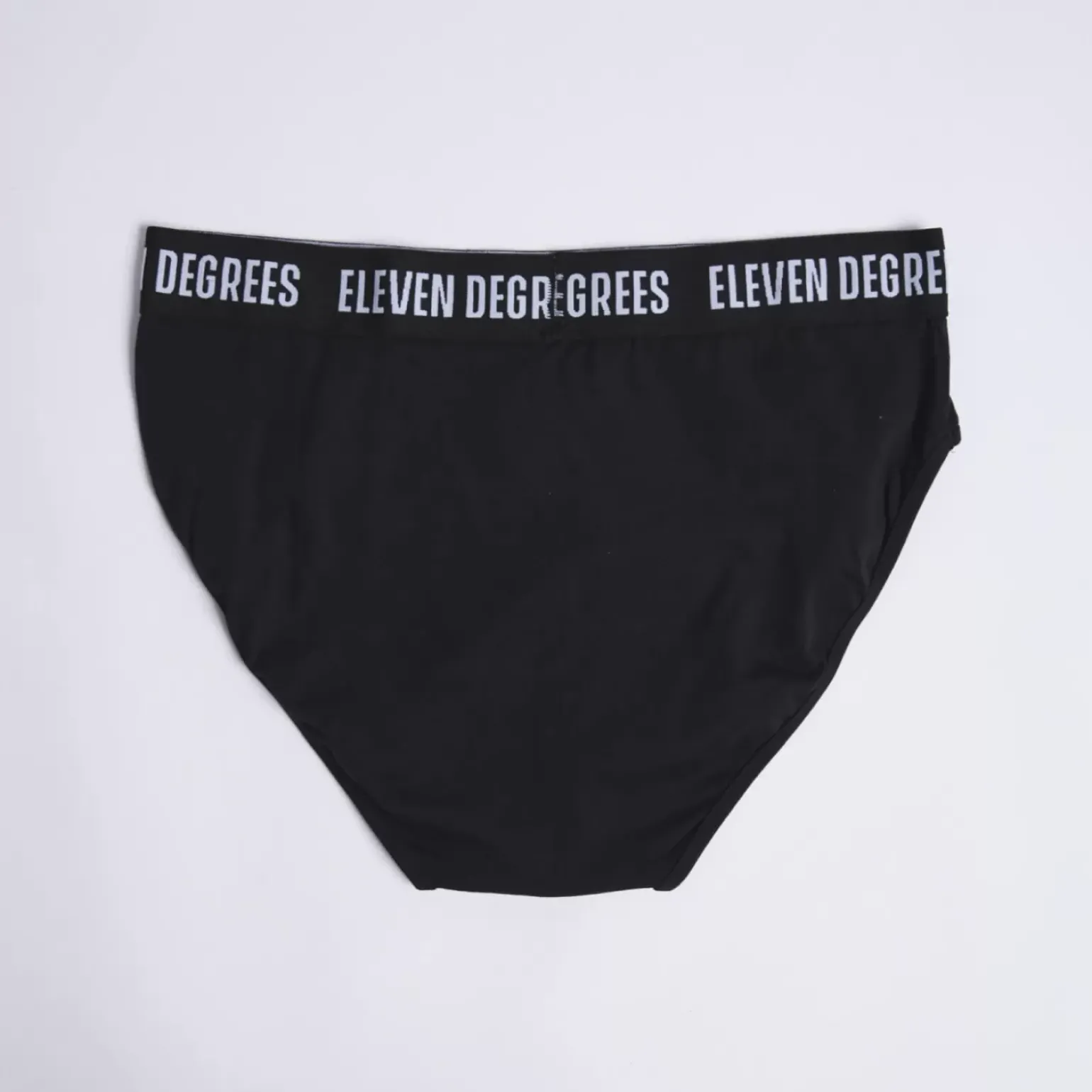 11 Degrees 3 Pack Briefs – Black/Black/Black
