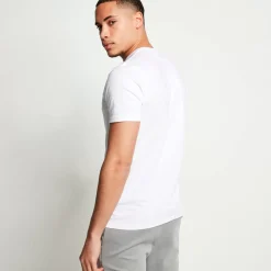 11 Degrees 3 Pack Essential Short Sleeve T-Shirts – Black / White / Grey Marl