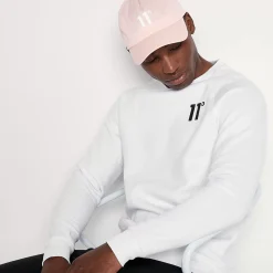 11 Degrees Baseball Logo Cap – Chalk Pink