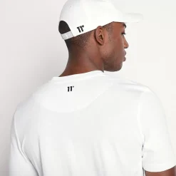 11 Degrees Baseball Logo Cap – White