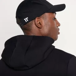 11 Degrees Baseball Logo Cap – Black/White