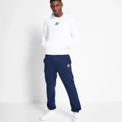 11 Degrees Central Logo Pullover Hoodie - White