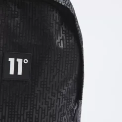 11 Degrees Circuit Print Backpack – Black