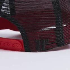 11 Degrees Closed Mesh Trucker Cap – Ski Patrol Red