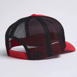 11 Degrees Closed Mesh Trucker Cap – Ski Patrol Red