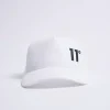 11 Degrees Closed Mesh Trucker Cap – White