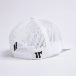 11 Degrees Closed Mesh Trucker Cap – White