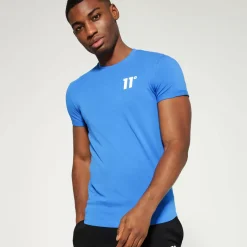 11 Degrees Core Muscle Fit T-Shirt – Skydiver Blue