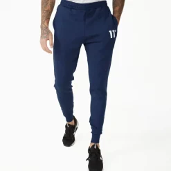 11 Degrees Core Poly Track Pants – Navy