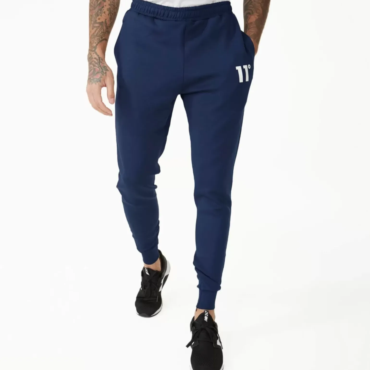 11 Degrees Core Poly Track Pants – Navy