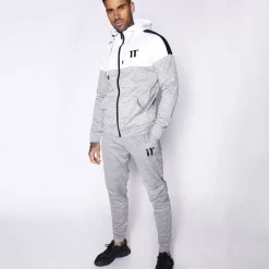 11 Degrees Core Poly Track Pants – Concrete Marl