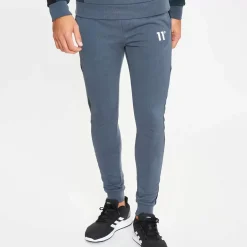 11 Degrees Cut And Sew Joggers Skinny Fit – Anthracite / Black / Darkest Spruce Green