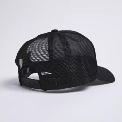 11 Degrees Domino Trucker Cap – Black