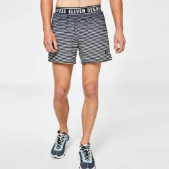 11 Degrees Geo Fade Swim Shorts – Black/Vapour Grey