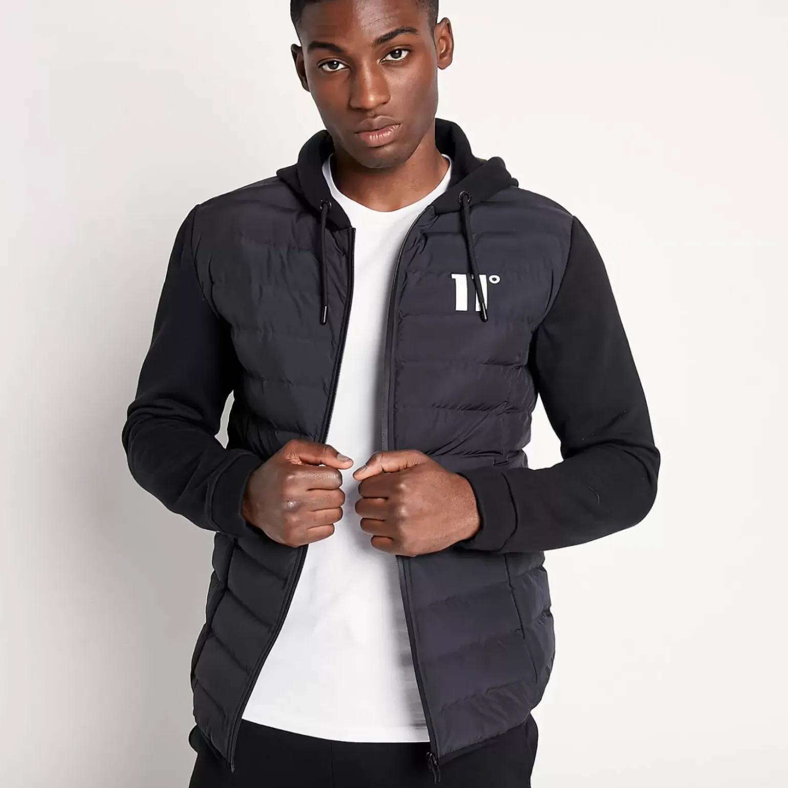 11 Degrees Hybrid Space Jacket – Black