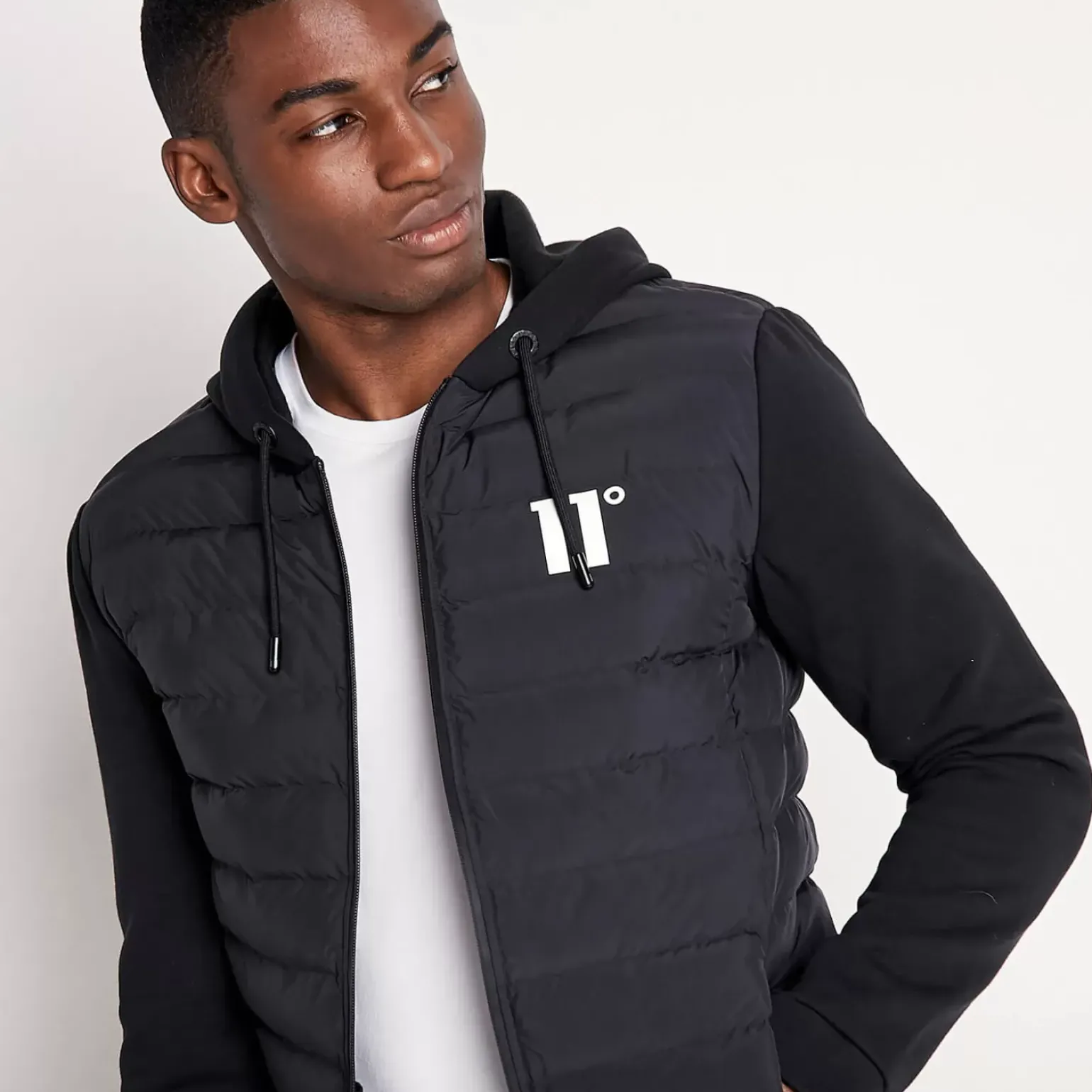 11 Degrees Hybrid Space Jacket – Black