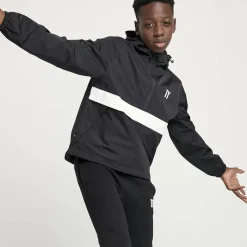 11 Degrees Junior Colour Block Hurricane – Black / White
