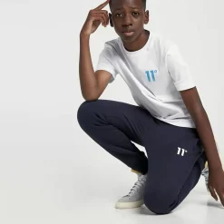 11 Degrees Junior Core Joggers Small Logo – Navy