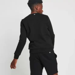 11 Degrees Junior Core Sweatshirt Small Logo – Black