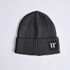11 Degrees Knitted Beanie – Charcoal