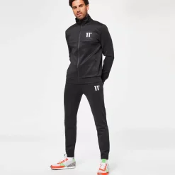 11 Degrees Men'S Cut & Sew Track Top - Black