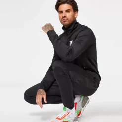 11 Degrees Men'S Cut And Sew Track Pants - Black