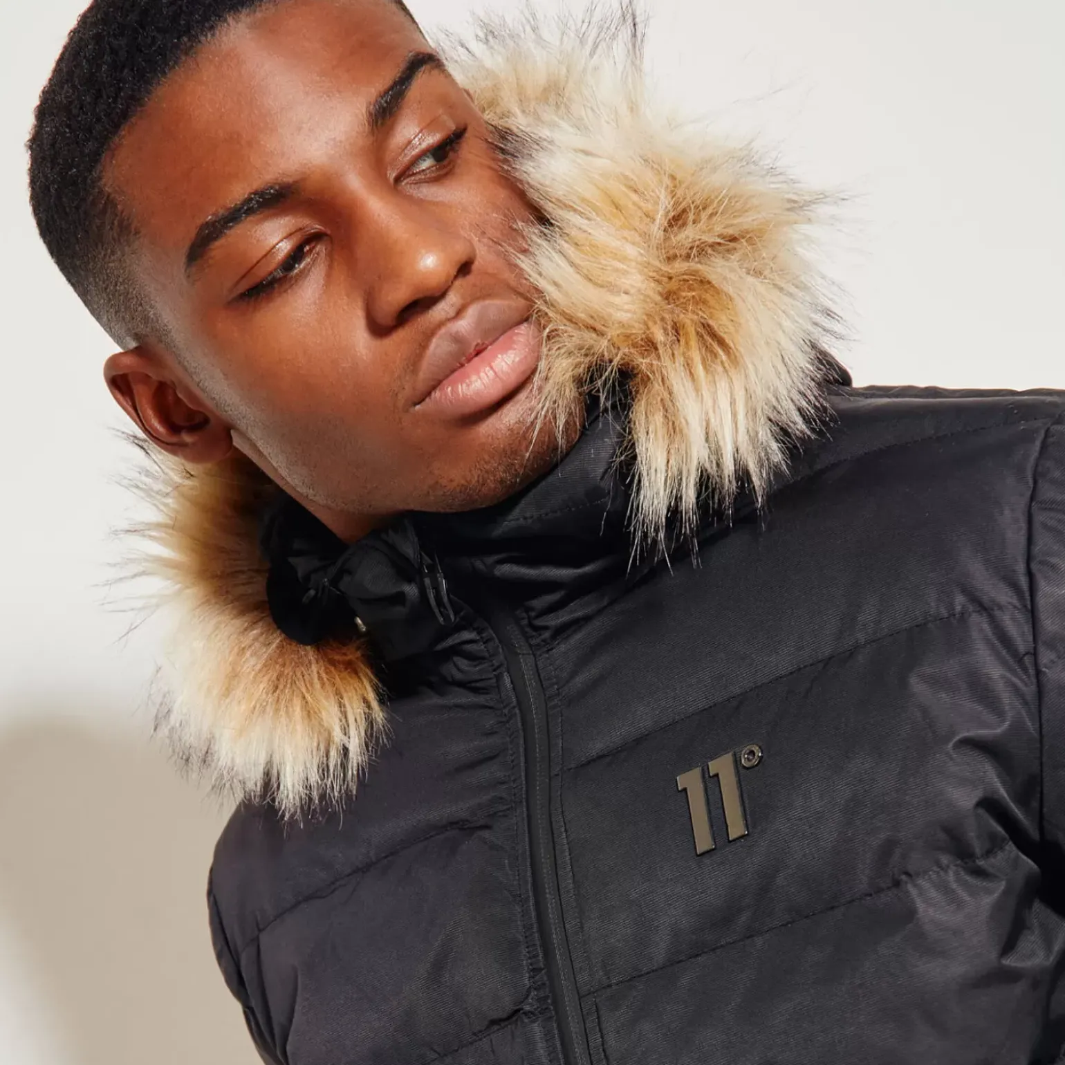 11 Degrees Missile Heavy Bomber Jacket – Black