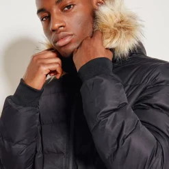 11 Degrees Missile Heavy Bomber Jacket – Black