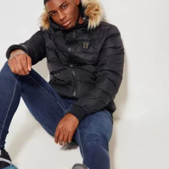 11 Degrees Missile Heavy Bomber Jacket – Black