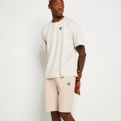 11 Degrees Oversized Flight Shorts – Stone