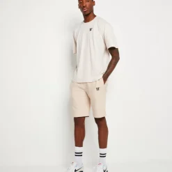 11 Degrees Oversized Flight Shorts – Stone