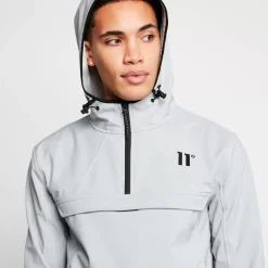 11 Degrees Soft Shell Over The Head Jacket – Titanium Grey