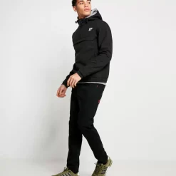 11 Degrees Soft Shell Over The Head Jacket – Black