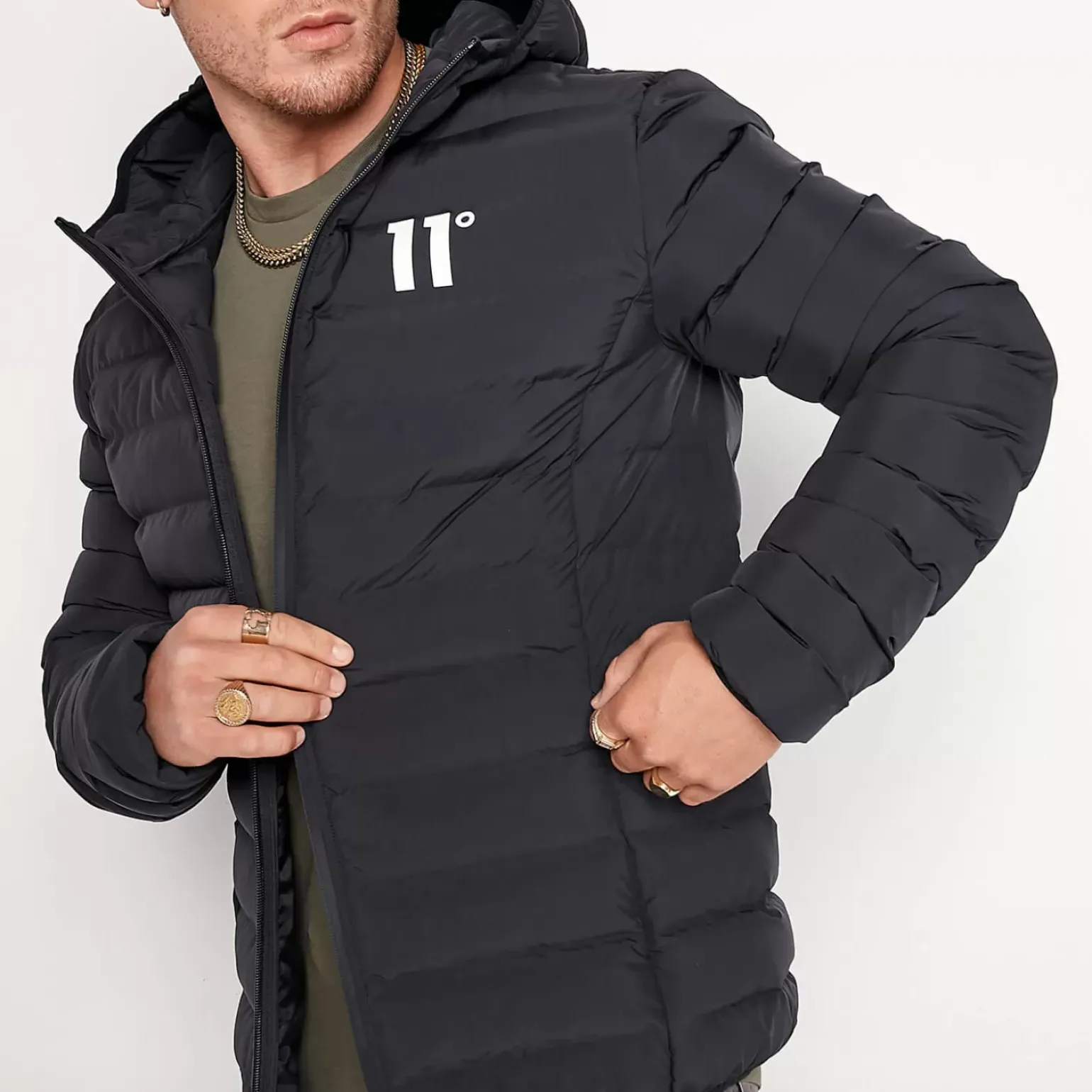 11 Degrees Space Jacket – Black