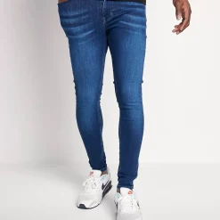 11 Degrees Sustainable Stretch Jeans Skinny Fit – Mid Blue Wash