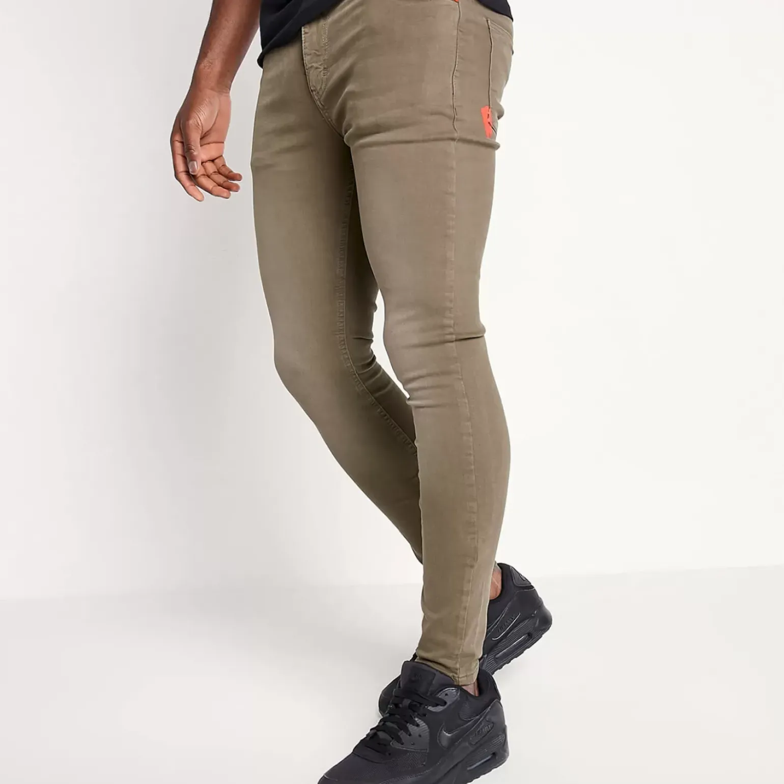 11 Degrees Sustainable Stretch Jeans Skinny Fit – Khaki Wash