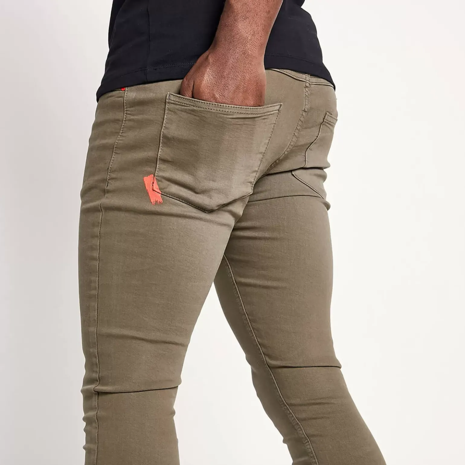 11 Degrees Sustainable Stretch Jeans Skinny Fit – Khaki Wash