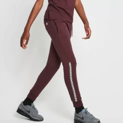 11 Degrees Taped Joggers – Mulled Red