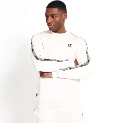 11 Degrees Taped Sweatshirt - Seed Beige