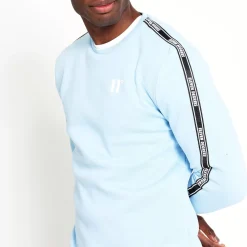 11 Degrees Taped Sweatshirt - Cerulean Blue