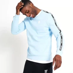 11 Degrees Taped Sweatshirt - Cerulean Blue