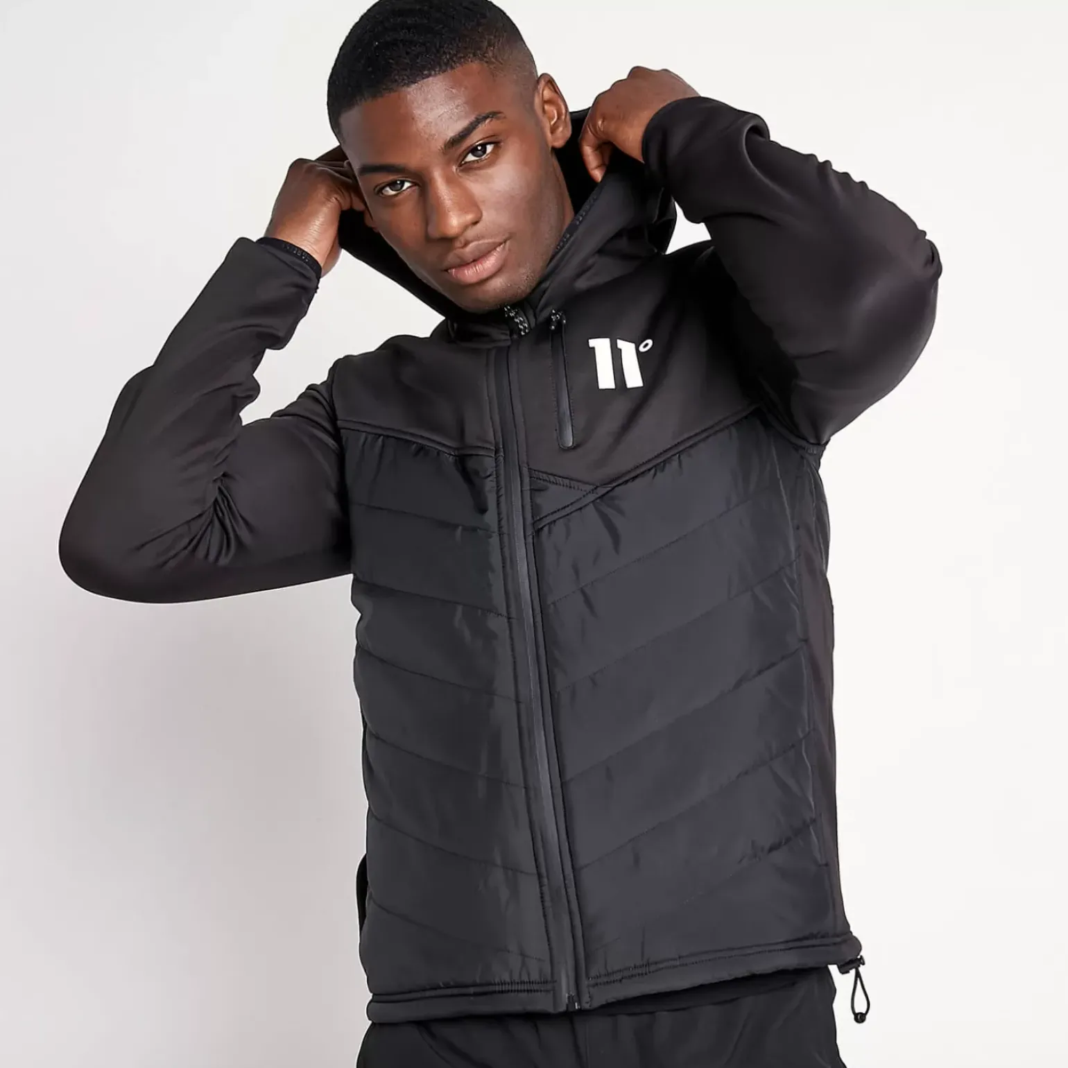 11 Degrees Trek Hybrid Jacket – Black