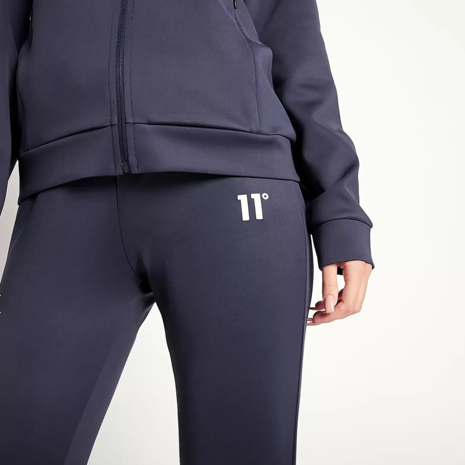 11 Degrees Womens Core Poly Track Pants – Navy