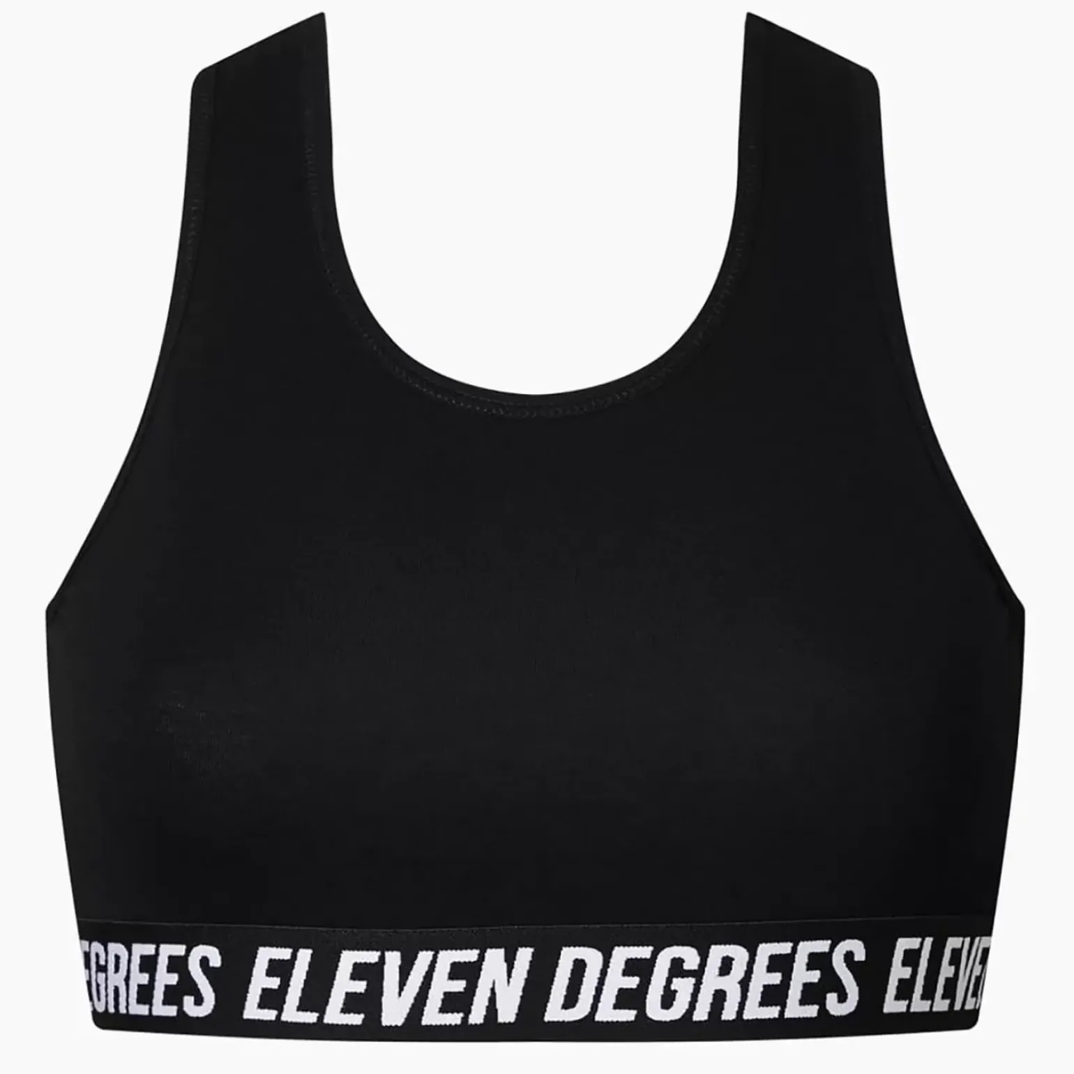 11 Degrees Womens Cotton Underwear Bralette – Black