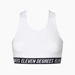 11 Degrees Womens Cotton Underwear Bralette – White