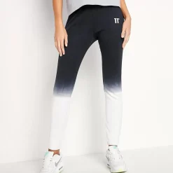 11 Degrees Womens Dip Dye Leggings – Black / White