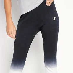 11 Degrees Womens Dip Dye Leggings – Black / White